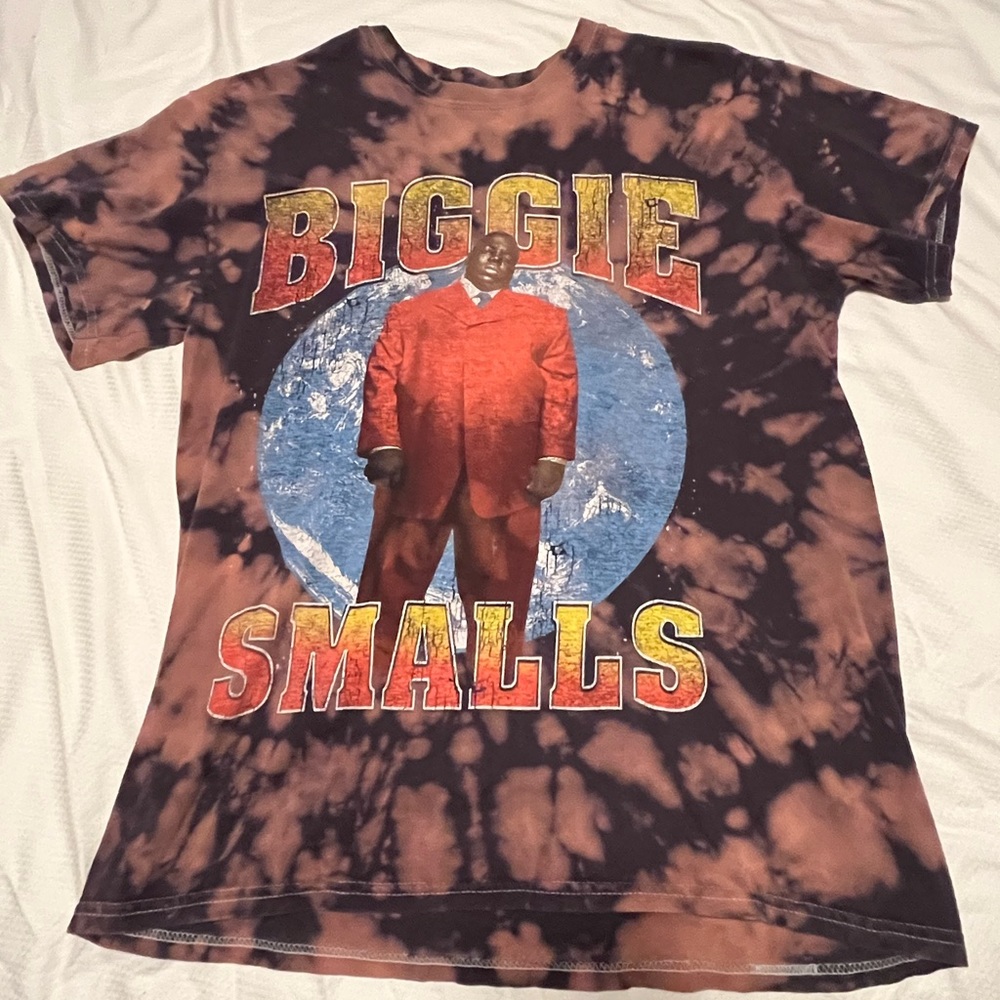 biggie smalls tye-dye shirt